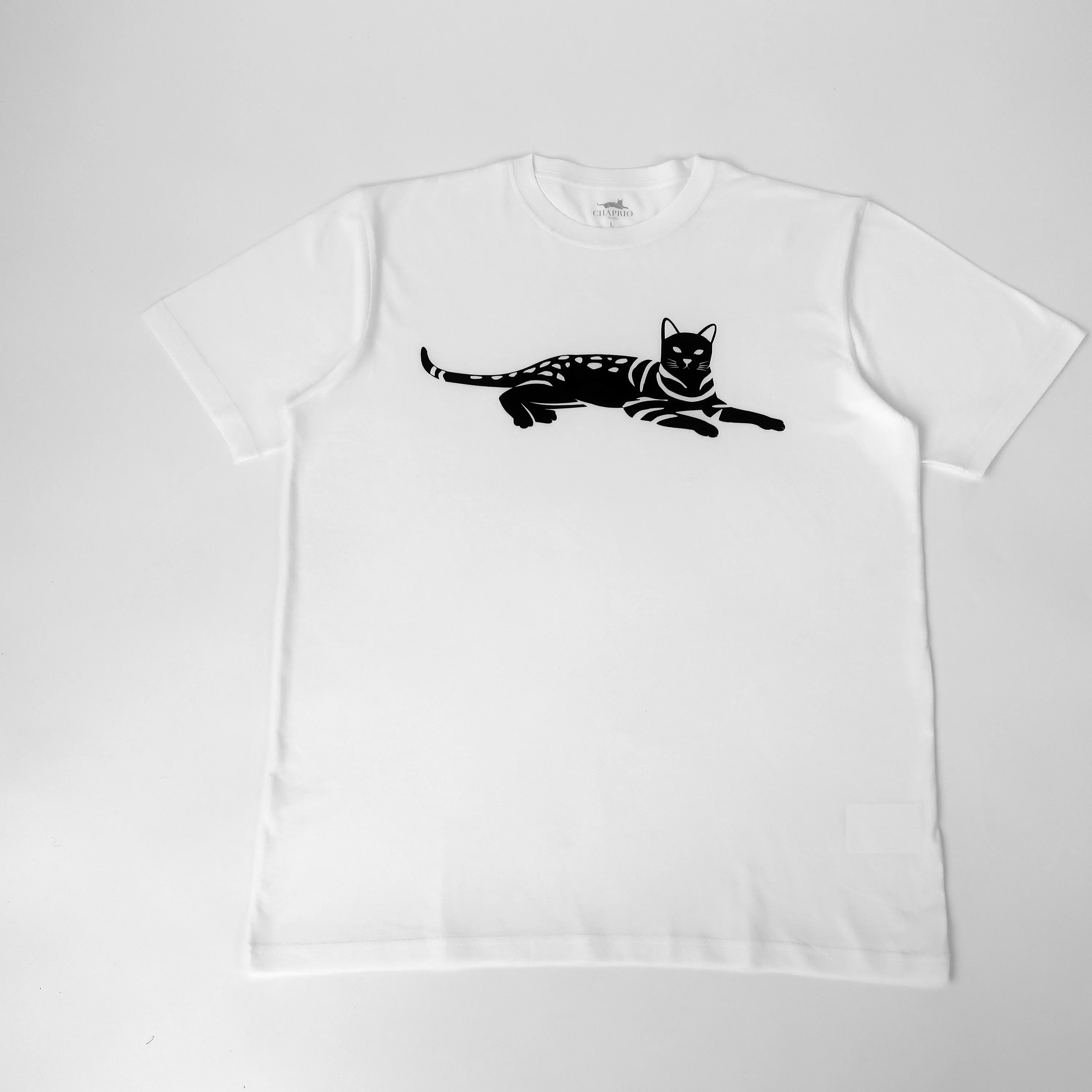 Men's 100% Pima Cotton T-Shirt - White - Small - Bengal Kittens for Sale - Image 3